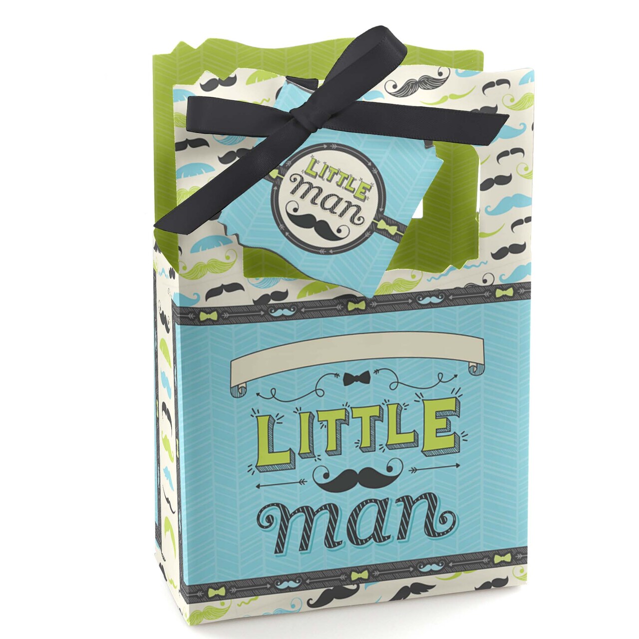 Big Dot of Happiness Double the Fun - Twins Two Peas in a Pod - Baby Shower or First Birthday Party Favor Boxes - Set of 12